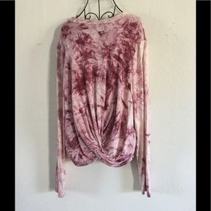 Funky Pink Tie Dye Tee